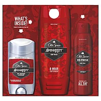 Old Spice Swagger Antiperspirant And Deodorant Wash Body Spray Gift Pack