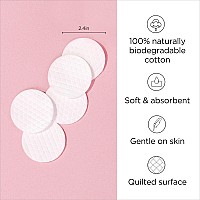 Diane Multilayer Cotton Rounds 100 Count 100 Pure Cotton Premium Hypoallergenic Biodegradable Strong And Durable Makeup