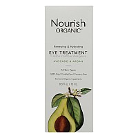 Nourish Organic Eye Treatment cream - Renewing And cooling - Avocado And Argan Oil - 5 Oz(D0102H5KFMX)