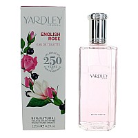 Yardley English Rose Eau de Toilette Spray 4.2 Fl Oz