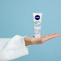 Nivea Soft Moisturizing Crme Allinone Cream For Body Face And Hands Travel Size 26 Oz Tube