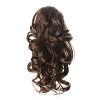 Onedor 12 Synthetic Fiber Natural Textured Curly Ponytail Clip Inon Hair Extension Hairpiece 8Tt26