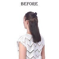 Onedor 12 Synthetic Fiber Natural Textured Curly Ponytail Clip Inon Hair Extension Hairpiece 8Tt26