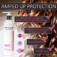 RemySoft Glam Rocker Hydrating Cleanser & Recovery Cream Duo - Safe for Hair Extensions, Weaves and Wigs - Salon Formula Shampoo and Conditioner Combo - Gentle Sulfate-free Lather