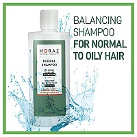 Moraz Herbal Shampoo for Oily Hair - 17 oz Anti-Frizz