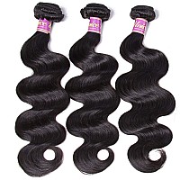 Unice Hair 20 22 24 Inches Brazilian Body Wave Human Hair Weave 3 Bundles Unprocessed Virgin Brazilian Body Wave Hair Weft Exte