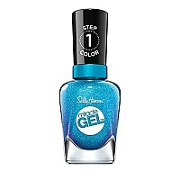 Sally Hansen Miracle Gel Flash-ionista Blue Nail Polish 0.5 Fl Oz