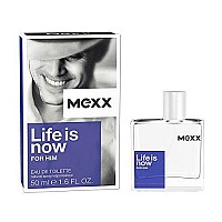 Mexx Life Is Now for Him Eau de Toilette 17oz (50ml) Spray