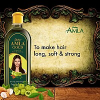 Dabur Amla Gold Hair Serum For Women Moisturizing Treatment For All Hair Types With Amla Almond And Henna 676 Fl Oz Pack