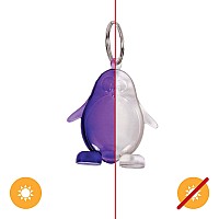 Del Sol Color-Changing Penguin Key Chain - 2.5 Inch Accessory