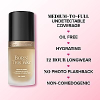 Too Faced Born This Way Natural Finish Longwear Liquid Foundation, Honey