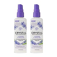 Crystal Mineral Deodorant Spray Body Deodorant With 24Hour Odor Protection Lavender White Tea Spray Nonstaining Aluminum