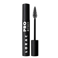 Lorac Pro Plus Fiber Mascara Black Curling Volumizing Lifting Lengthing Buildable