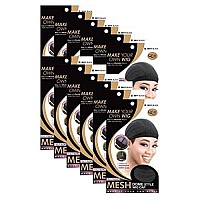 (12 Pack) Qfitt - Mesh Dome Style Wig Cap #5011