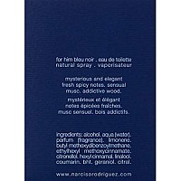 Narciso Rodriguez Bleu Noir Eau de Toilette Spray, 1.6 oz