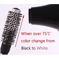 PERFEHAIR Round Thermal Brush Set, Professional Nano Ceramic & Ionic Barrel Hair Styling Blow Drying Curling Brush, 5 Different Sizes