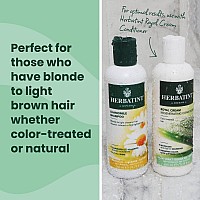 Herbatint Chamomile Shampoo - With Chamomile, Rhubarb, and Saffron - Enhance Blonde Highlights, Strengthen Hair - No Parabens, Sulfates, Gluten - 8.79 fl oz