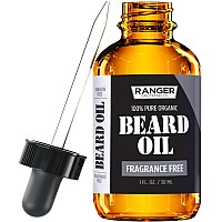 Spiced Sandalwood Beard Oil Leave In Conditioner By Ranger Grooming Co By Leven Rose 100 Pure Natural Organic For Groomed Be