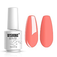 Vishine Gelpolish Soakoff Nail Art Uv Led Nail Polish Salon Manicure Light Salmon515