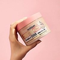 Soap & Glory Smoothie Star Exfoliating Breakfast Body Scrub - Buff & Smooth Body Scrub - Almond & Caramel Scented Body Polish - Brightening Body Scrub with Honey Extract & Sweet Almond Oil (300ml)