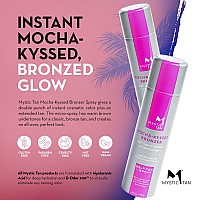 Mystic Tan Sunless Self Tanner Airbrush Spray Tan With Bronzer Mochakyssed 6 Ounces