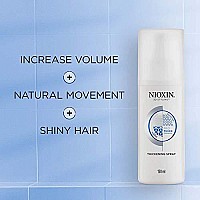 Nioxin 3D Styling Hair Thickening Spray with Peppermint Oil, 5.1 Oz