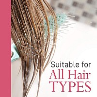 Stanley Home Products Essentials Style Glider Hairbrush Detangles Use On Wet Or Dry Hair Acute Bristles Pewter