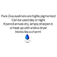 Pure Ziva Mermaid Matte Dark Forest Green Emerald Sea Green Eyeliner Pencil, HD Professional Eye Liner Long Lasting Highly Pigmented No Animal Testing & Cruelty Free