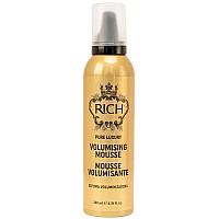 RICH Hair Care Pure Luxury Argan Volumizing Mousse, 6.76 FL OZ