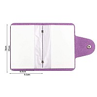 Fingerangel Purple Color Nail Art Stamping Plate And Accessories Organizer For 6X12Cm Size Plate Organizer