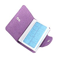 Fingerangel Purple Color Nail Art Stamping Plate And Accessories Organizer For 6X12Cm Size Plate Organizer