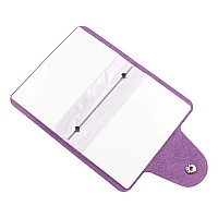 Fingerangel Purple Color Nail Art Stamping Plate And Accessories Organizer For 6X12Cm Size Plate Organizer