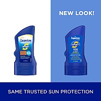 Coppertone SPORT Sunscreen SPF 100 Lotion, Water Resistant Sunscreen, Body Travel Size 3 Fl Oz