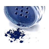 Pure Ziva Blue Plate Special Metallic Deep Royal Navy Purple Single Loose Powder Eyeshadow Vegan Talc Paraben Free