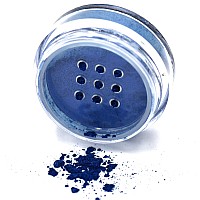 Pure Ziva Blue Plate Special Metallic Deep Royal Navy Purple Single Loose Powder Eyeshadow Vegan Talc Paraben Free