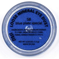 Pure Ziva Blue Plate Special Metallic Deep Royal Navy Purple Single Loose Powder Eyeshadow Vegan Talc Paraben Free