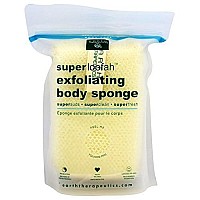 Earth Therapeutics Loofah, Super, Exfoliating, Body Sponge