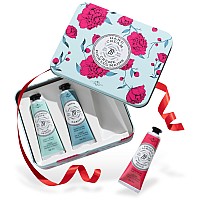 La Chatelaine 20 Shea Butter Hand Cream Travel Size Tin Gift Set For Women Nourishing Handcare Set For Mothers Day Coconut