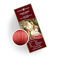 Surya Brasil Reddish Dark Blonde Semi Permanent Henna Cream For Gray Hair Coverage And Deep Conditioning 237 Oz 70 Ml