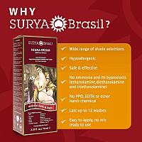 Surya Brasil Reddish Dark Blonde Semi Permanent Henna Cream For Gray Hair Coverage And Deep Conditioning 237 Oz 70 Ml