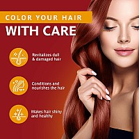 Surya Brasil Reddish Dark Blonde Semi Permanent Henna Cream For Gray Hair Coverage And Deep Conditioning 237 Oz 70 Ml