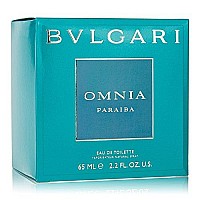 BVLGARI Omnia Paraiba Eau de Toilette Spray, 2.2 Ounce