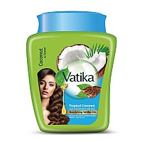 Vatika Naturals Multivitamin Tropical Coconut Hair Mask 500G For Volume Thickness Enriched With The Goodness Of Coconut