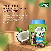 Vatika Naturals Multivitamin Tropical Coconut Hair Mask 500G For Volume Thickness Enriched With The Goodness Of Coconut