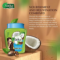 Vatika Naturals Multivitamin Tropical Coconut Hair Mask 500G For Volume Thickness Enriched With The Goodness Of Coconut