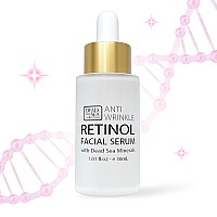 Dead Sea collection Retinol Serum for Facial - Anti-Wrinkle and Anti Aging Face Skin care - Pack of 1 (101 floz)