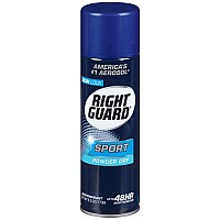 Right guard Sport Powder Dry Antiperspirant 6 oz - Packaging May Vary