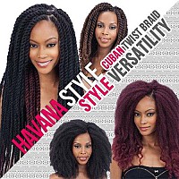 Freetress Equal Synthetic Hair Braids Double Strand Style Cuban Twist Braid 16 9Pack 1