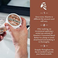 Maestros Classic Beard Butter Antiitch Extra Soothing Hydrating Beard Creme For All Beard Types Lengths Unscented 4 Ou