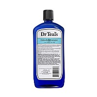 Dr Teal's Epsom Salt Detoxify and Energize Your Skin with Ginger and Clay Foaming Bath - 34 Oz - Moisturize Your Skin, Relieve Stress and Sore Muscles, Long Lasting Bubbles